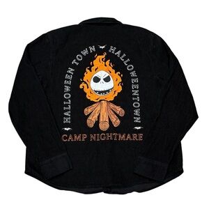 Disney The Nightmare Before Christmas Her Universe Corduroy Shirt Women’s Sz L